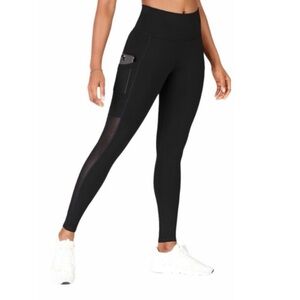 Fabletics Powerhold Black Mesh Pocket Legging